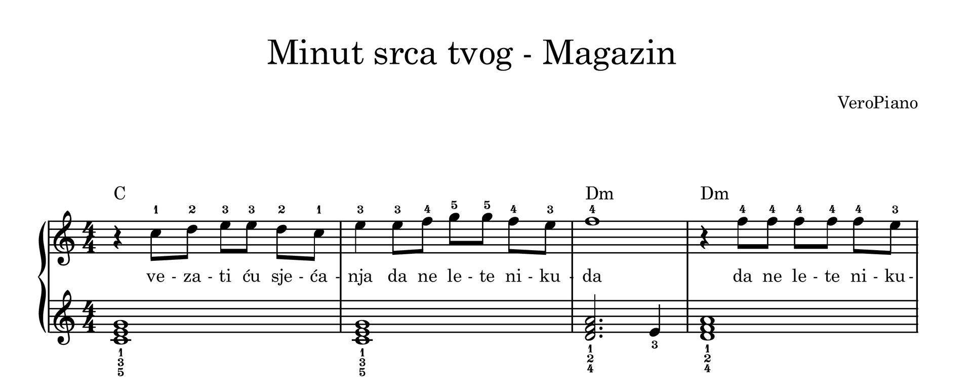 Minut srca tvog – Početni preview