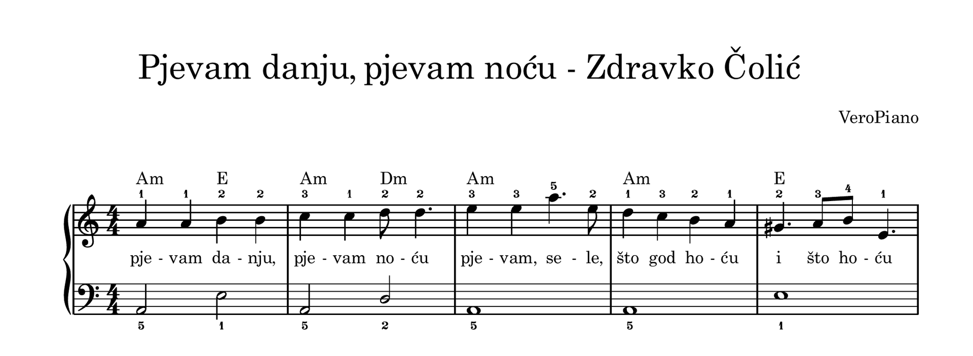 Pjevam danju, pjevam nocu – Početni preview