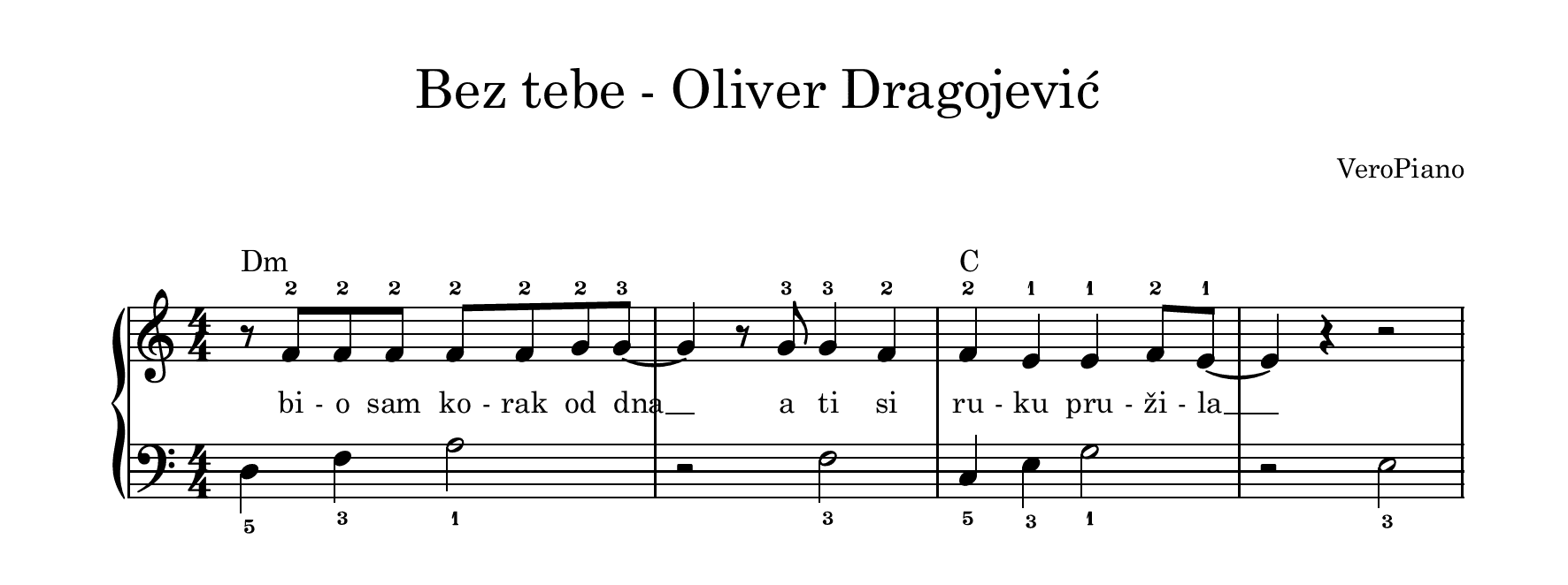 Bez tebe – Početni preview
