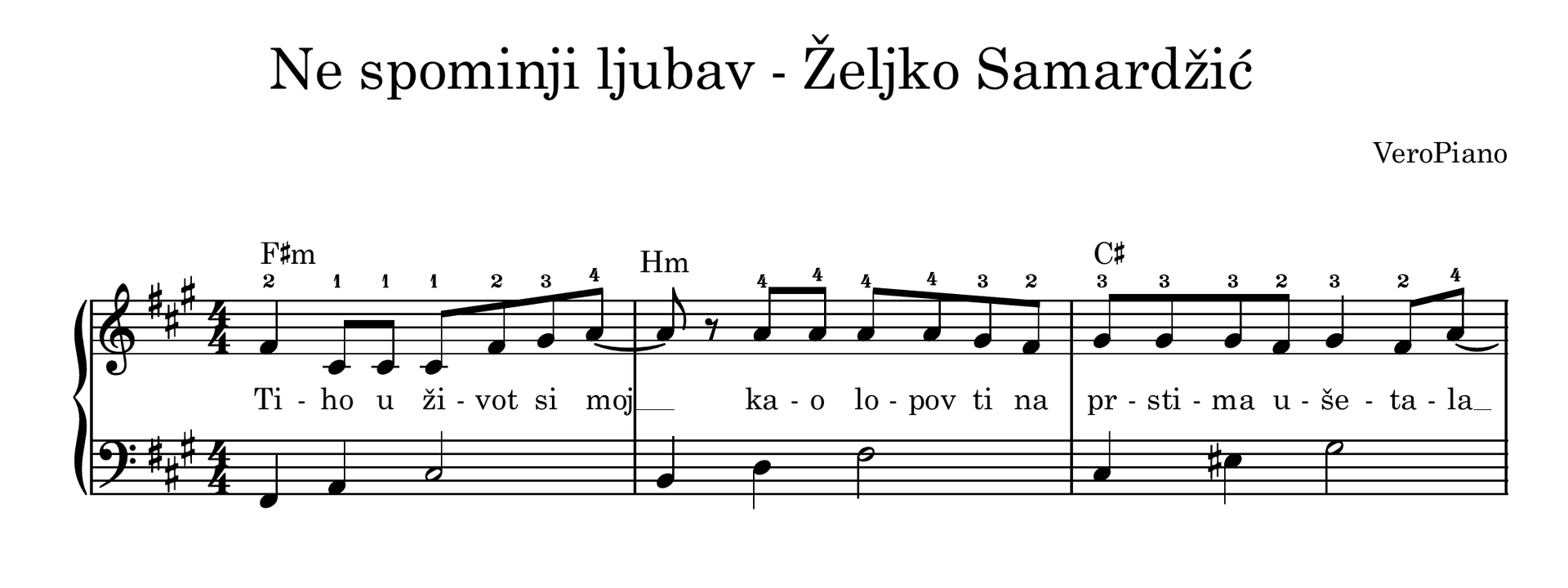 Ne spominji ljubav – Početni preview
