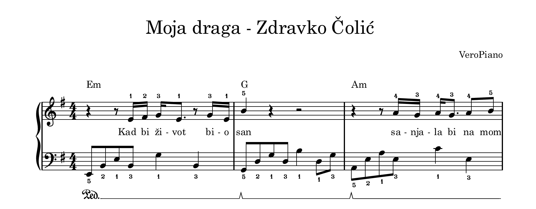 Moja draga – Srednji preview