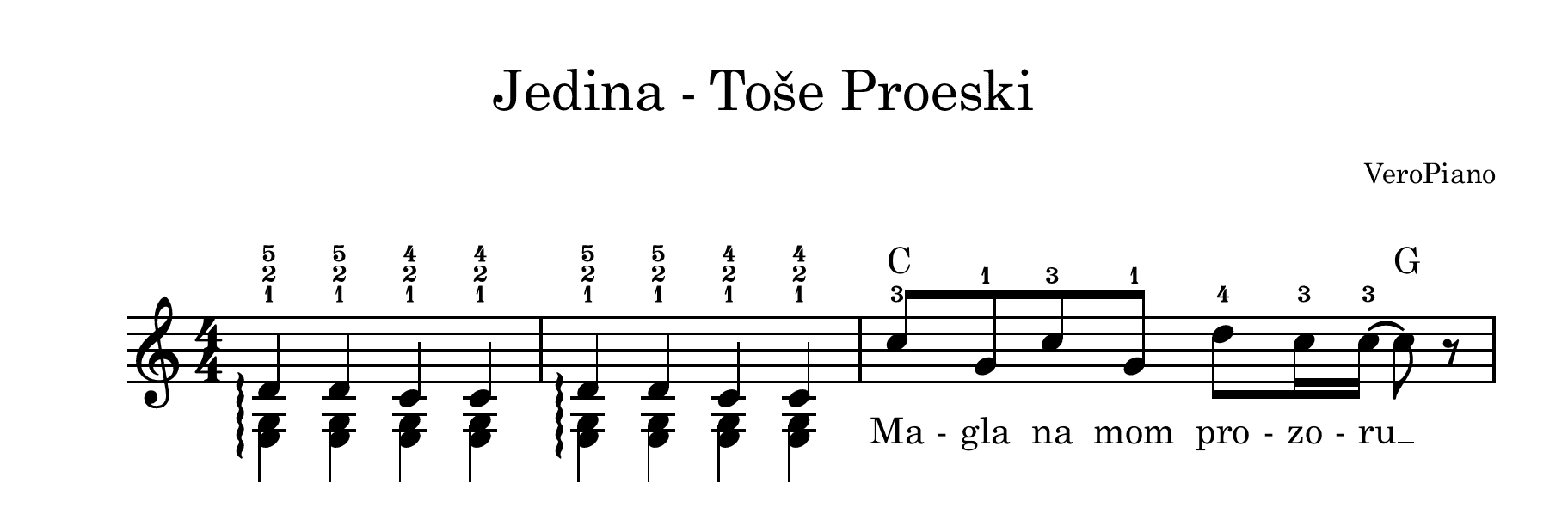 Jedina – Početni preview