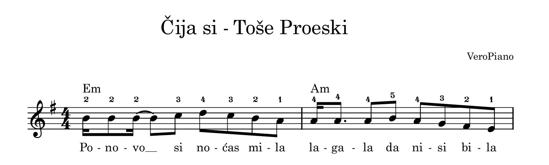 Cija si – Početni preview