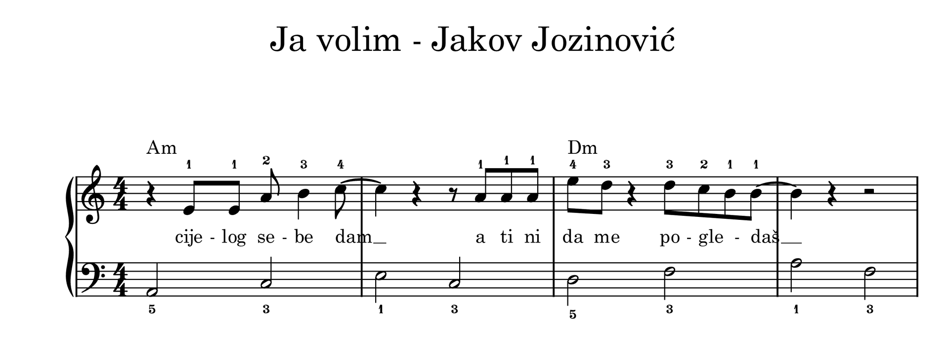 Ja volim kad si tu – Početni preview