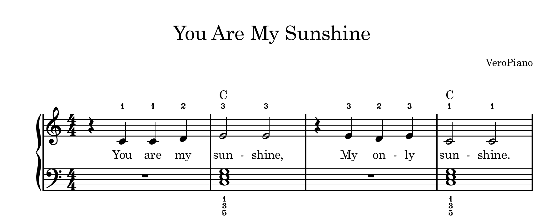 You Are My Sunshine – Početni preview