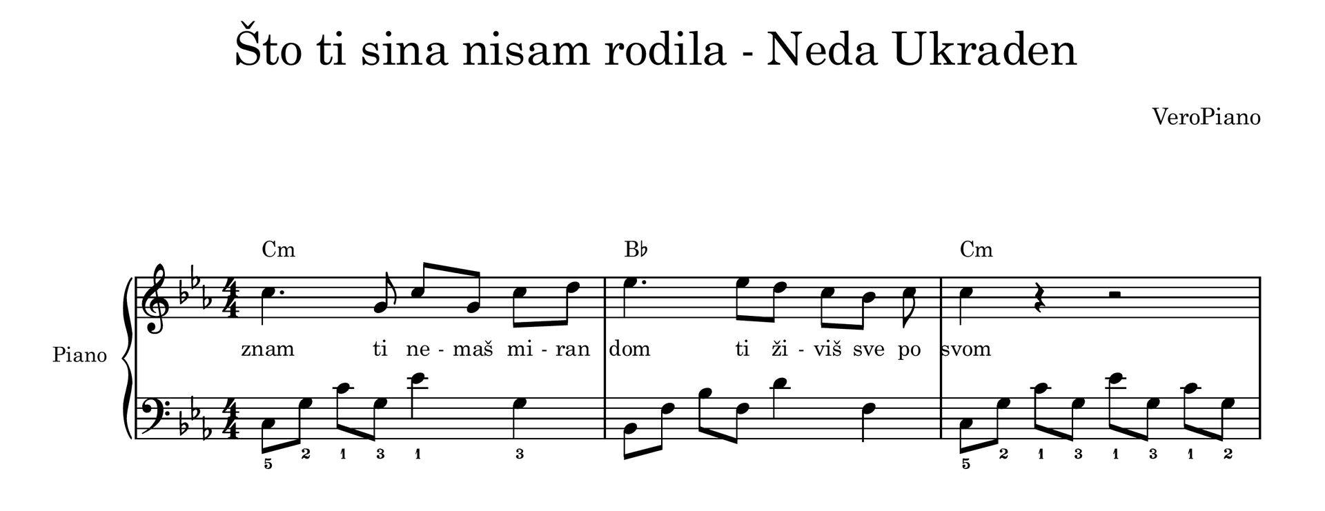 Sto ti sina nisam rodila – Napredni preview
