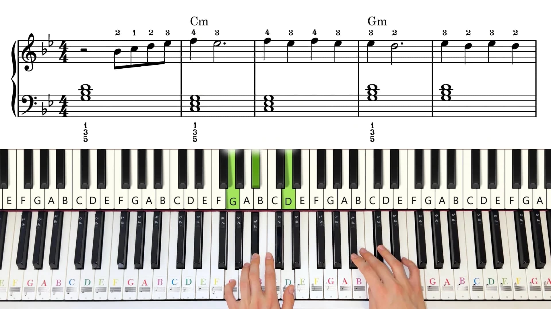 Piano tutorial video for Dance Me To The End Of Love — preview image