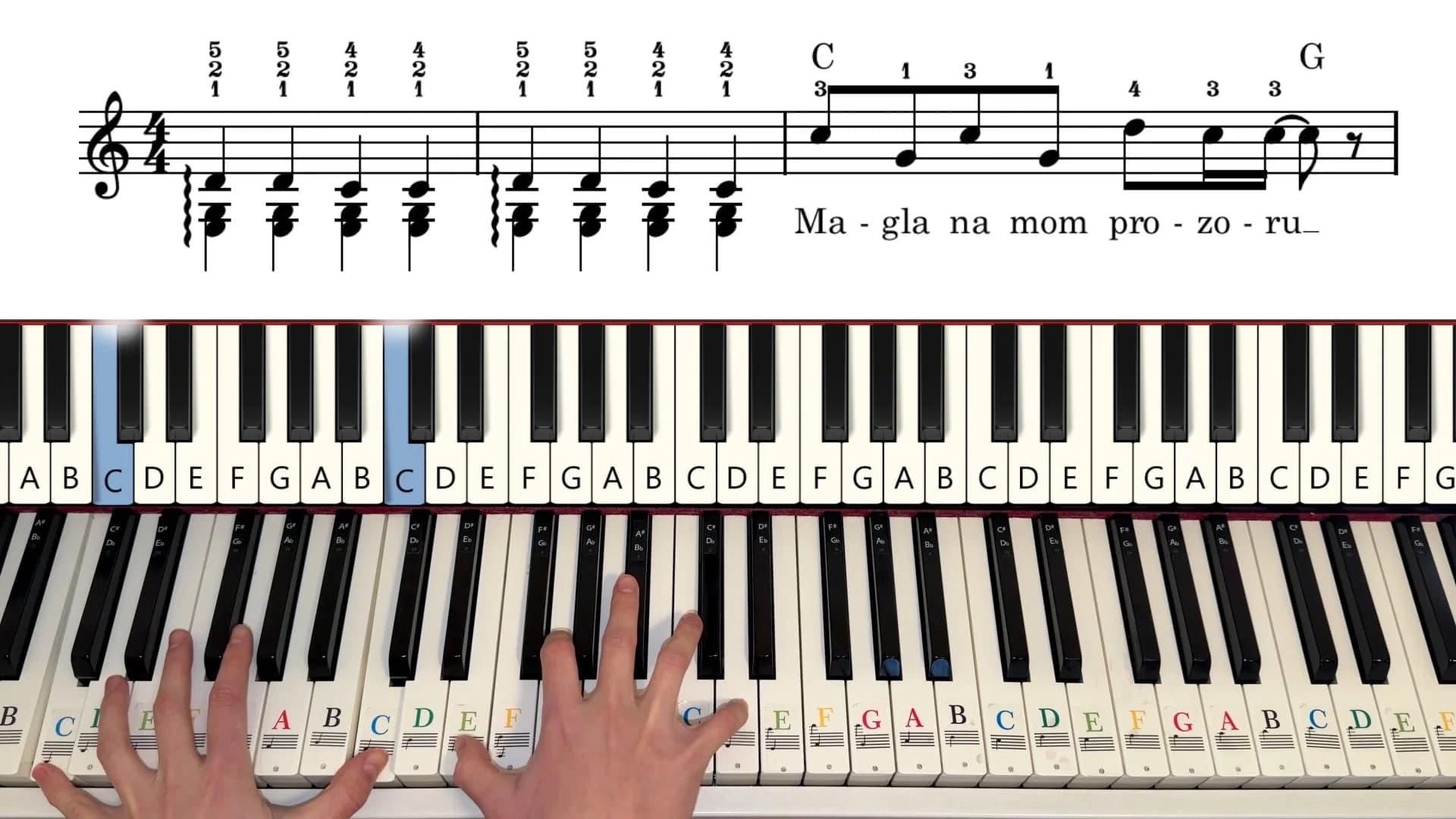 Video tutorijal za pesmu Jedina - pregled slike