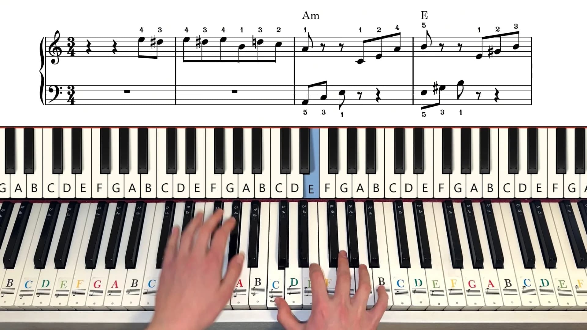 Video tutorijal za pesmu Fur Elise (Za Elizu) - pregled slike