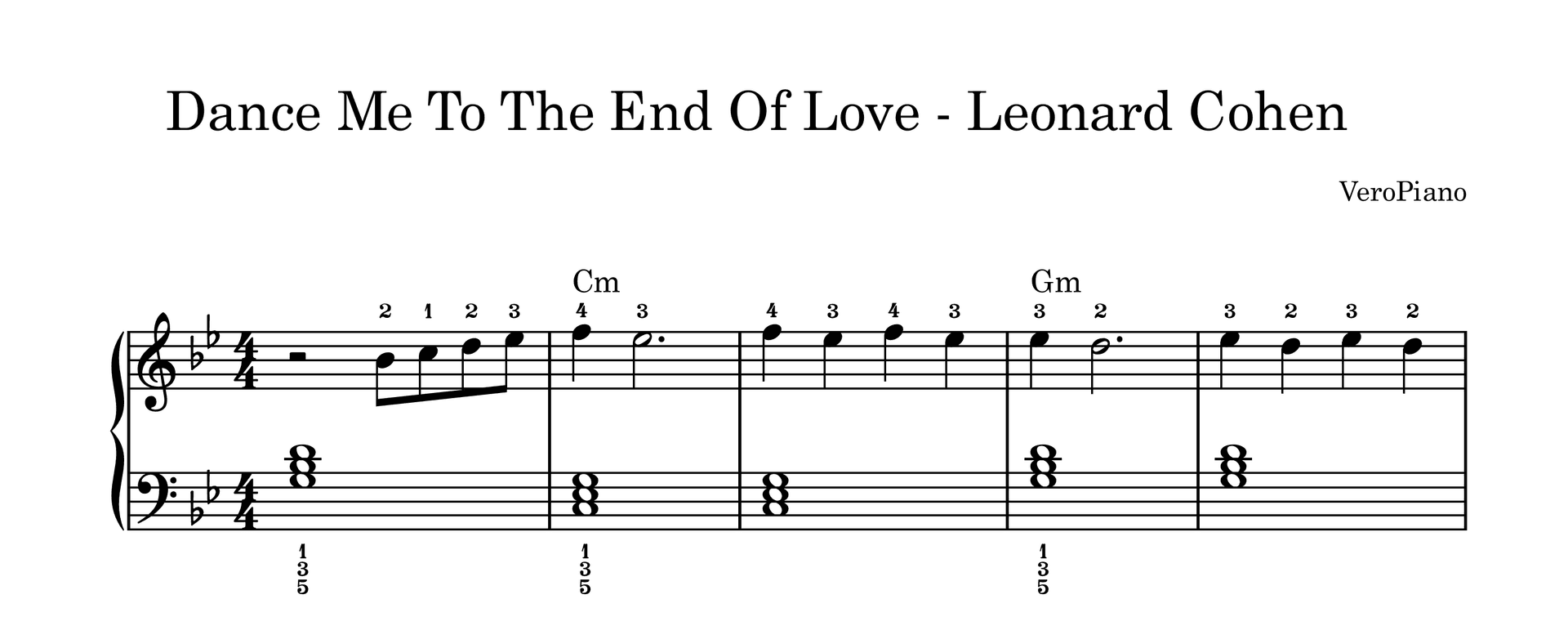 Dance Me To The End Of Love preview